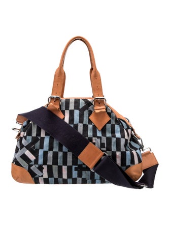 Vivienne Westwood Canvas Top Handle Bag