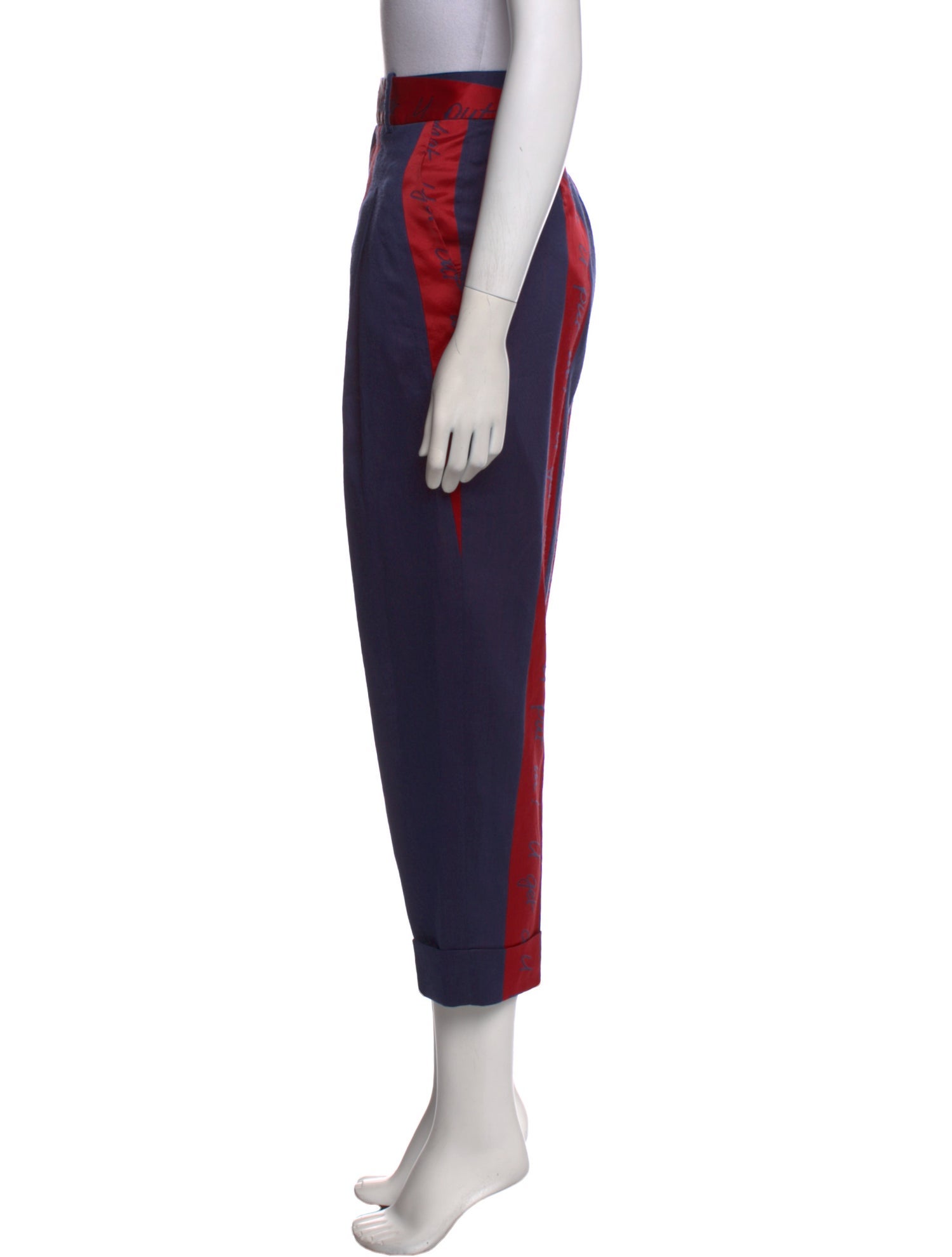 Vivienne Westwood Virgin Wool Straight Leg Pants