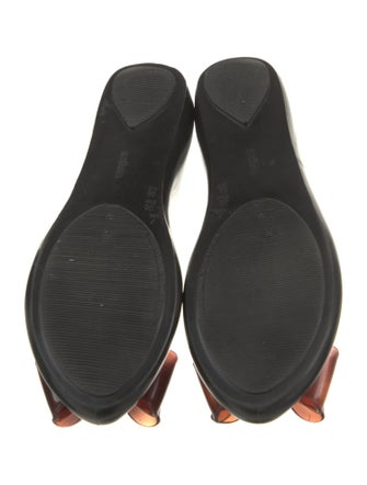 Vivienne Westwood Rubber Bow Accents Flats