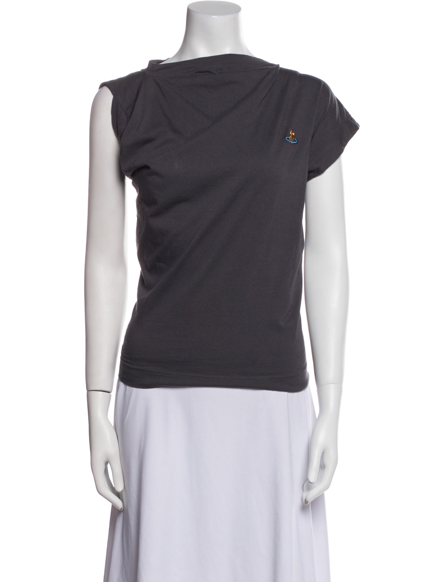 Vivienne Westwood Bateau Neckline Short Sleeve Top