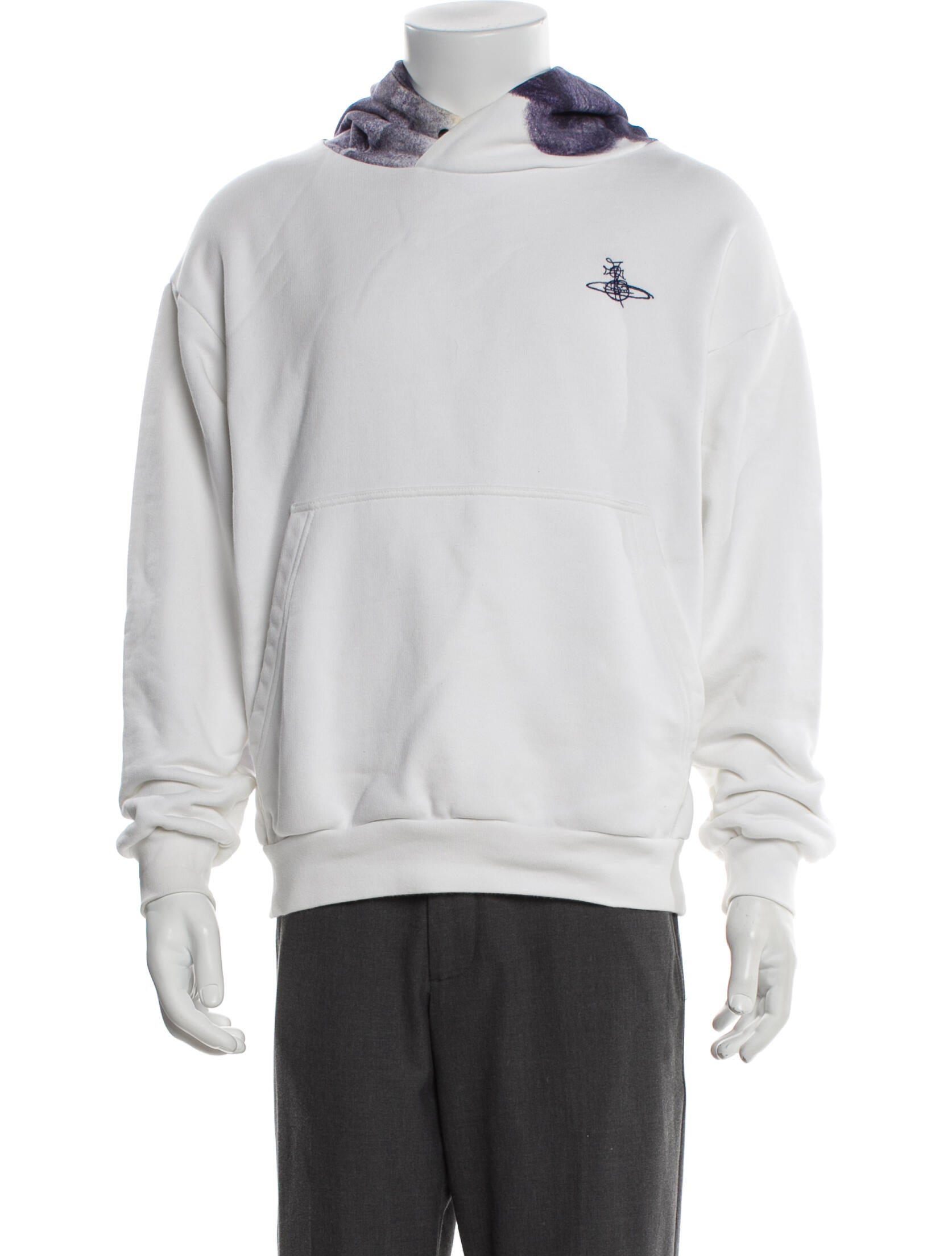 Vivienne Westwood Graphic Print Crew Neck Hoodie