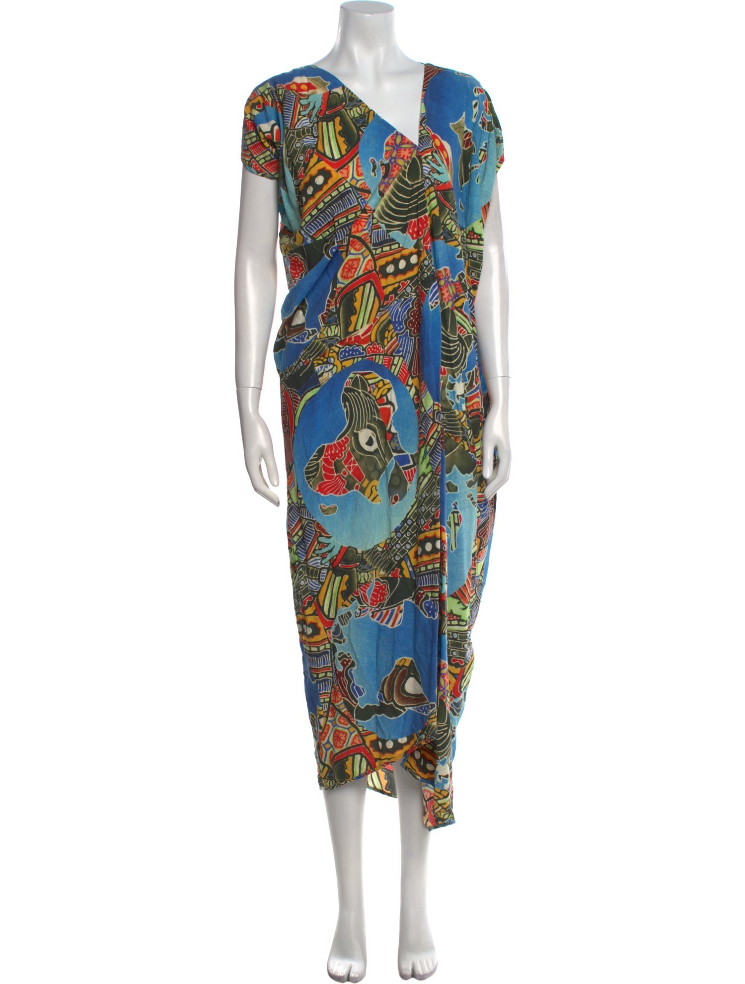 Vivienne Westwood Printed Midi Length Dress