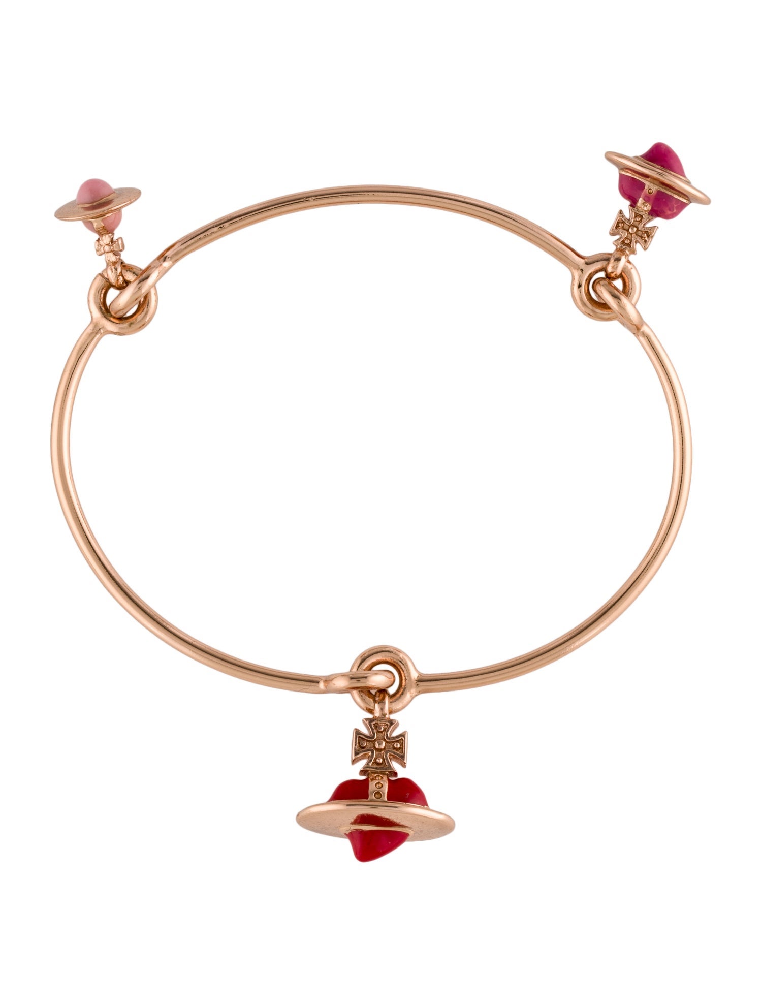 Vivienne Westwood Enamel Orbital Charm Bracelet