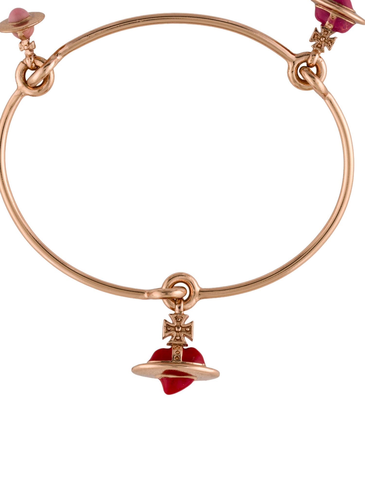 Vivienne Westwood Enamel Orbital Charm Bracelet