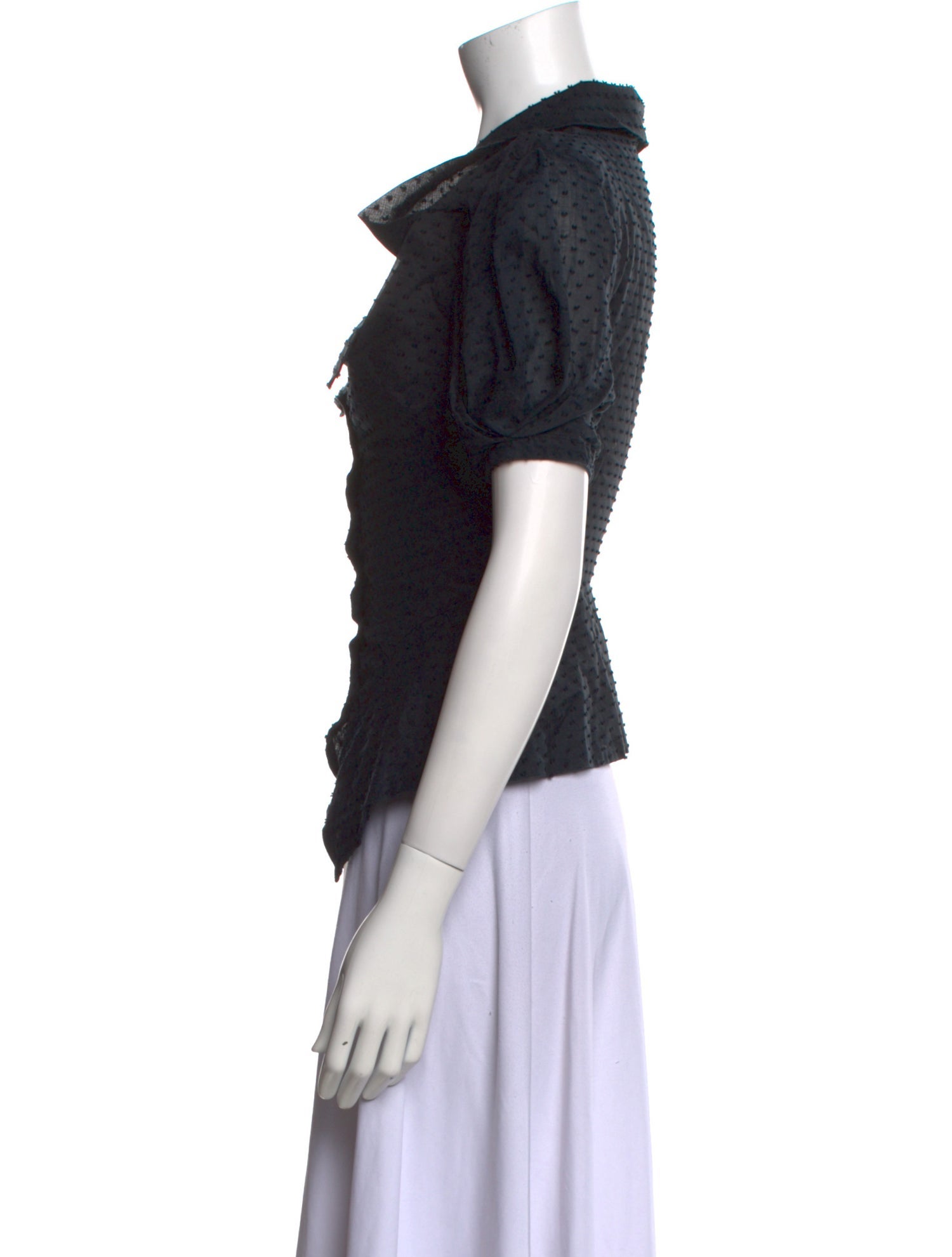 Vivienne Westwood Square Neckline Short Sleeve Top