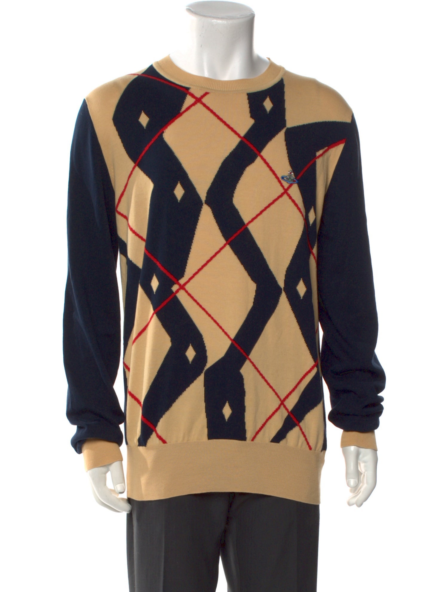 Vivienne Westwood Printed Crew Neck Cardigan