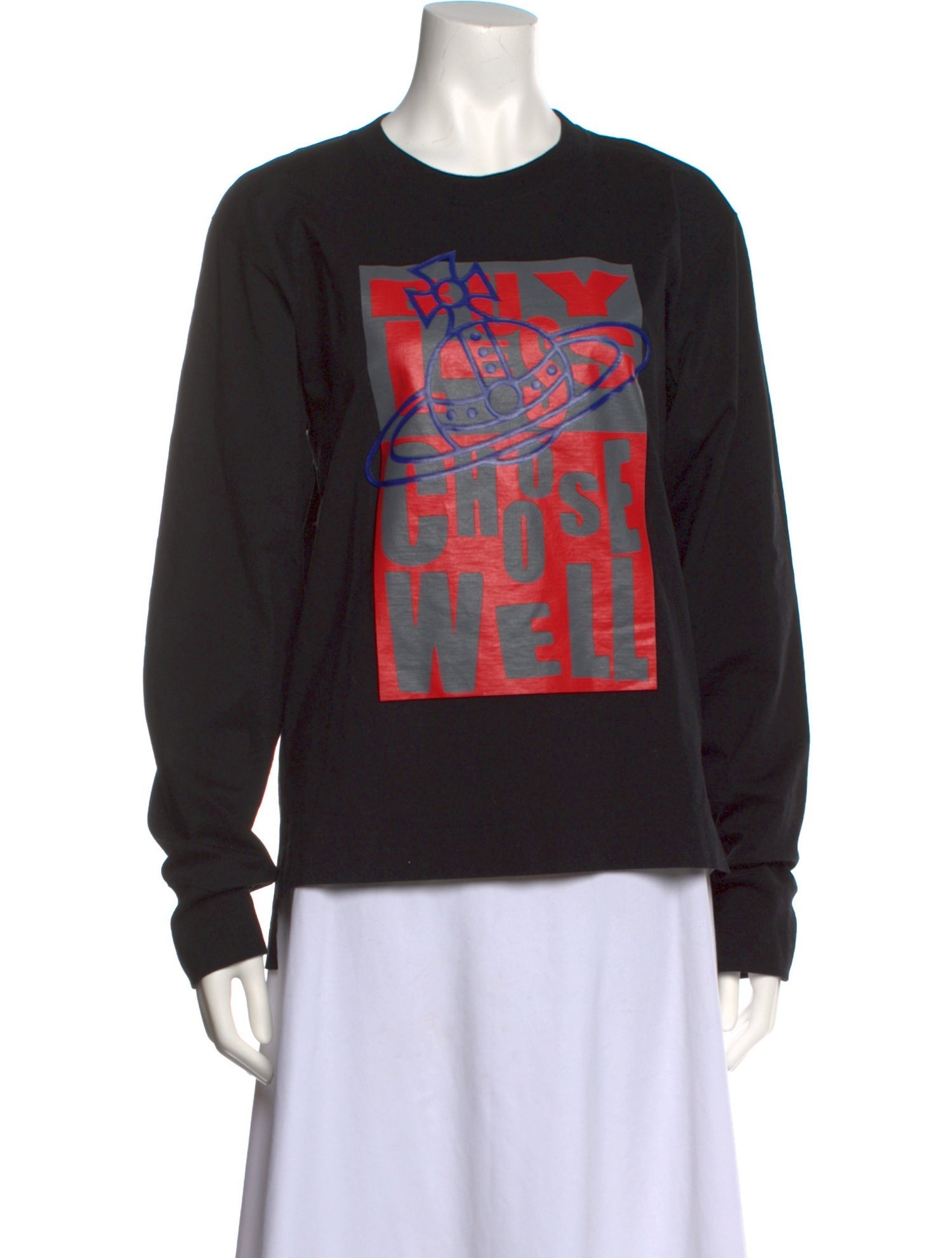 Vivienne Westwood Graphic Print Crew Neck Sweatshirt