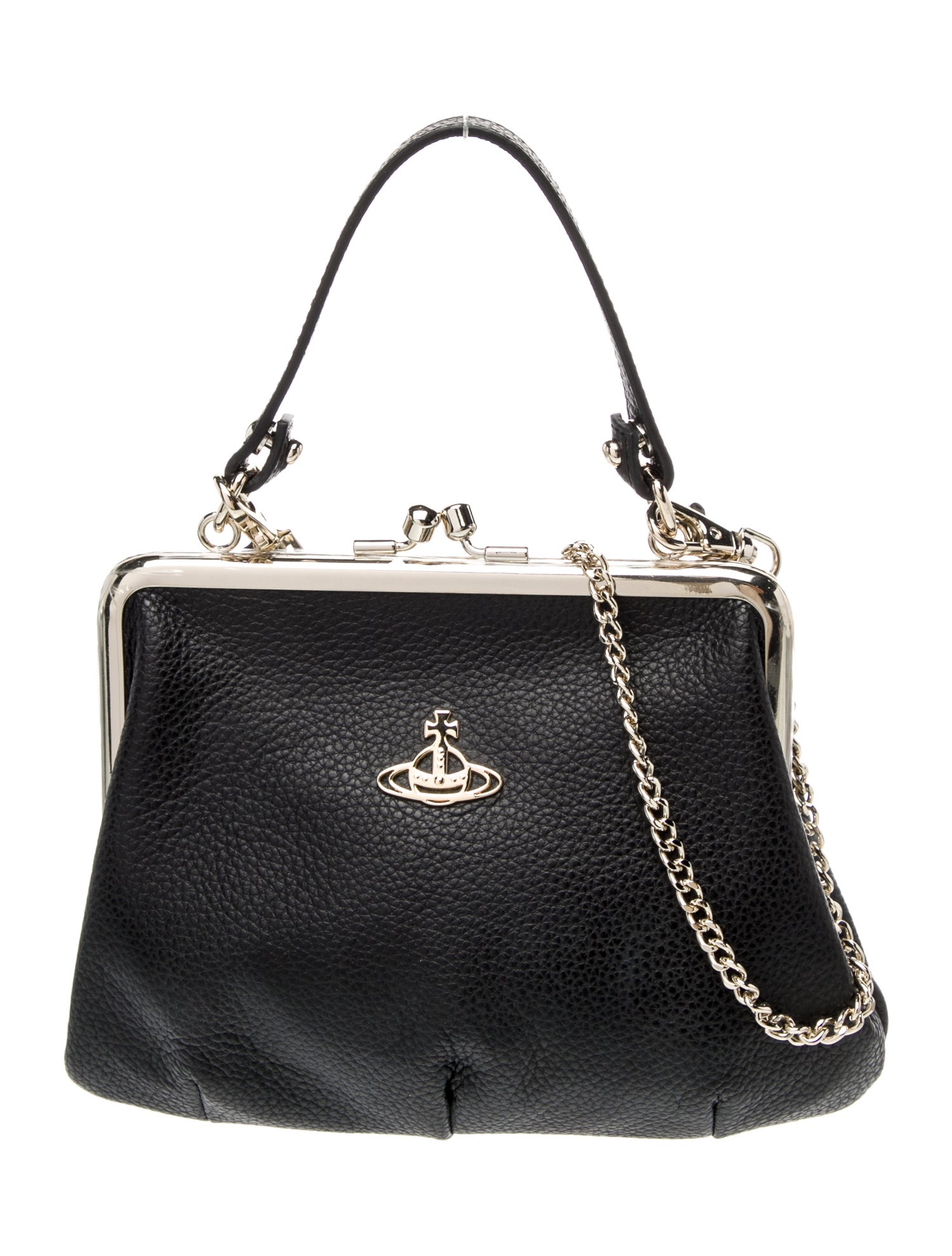 Vivienne Westwood Leather Top Handle Bag
