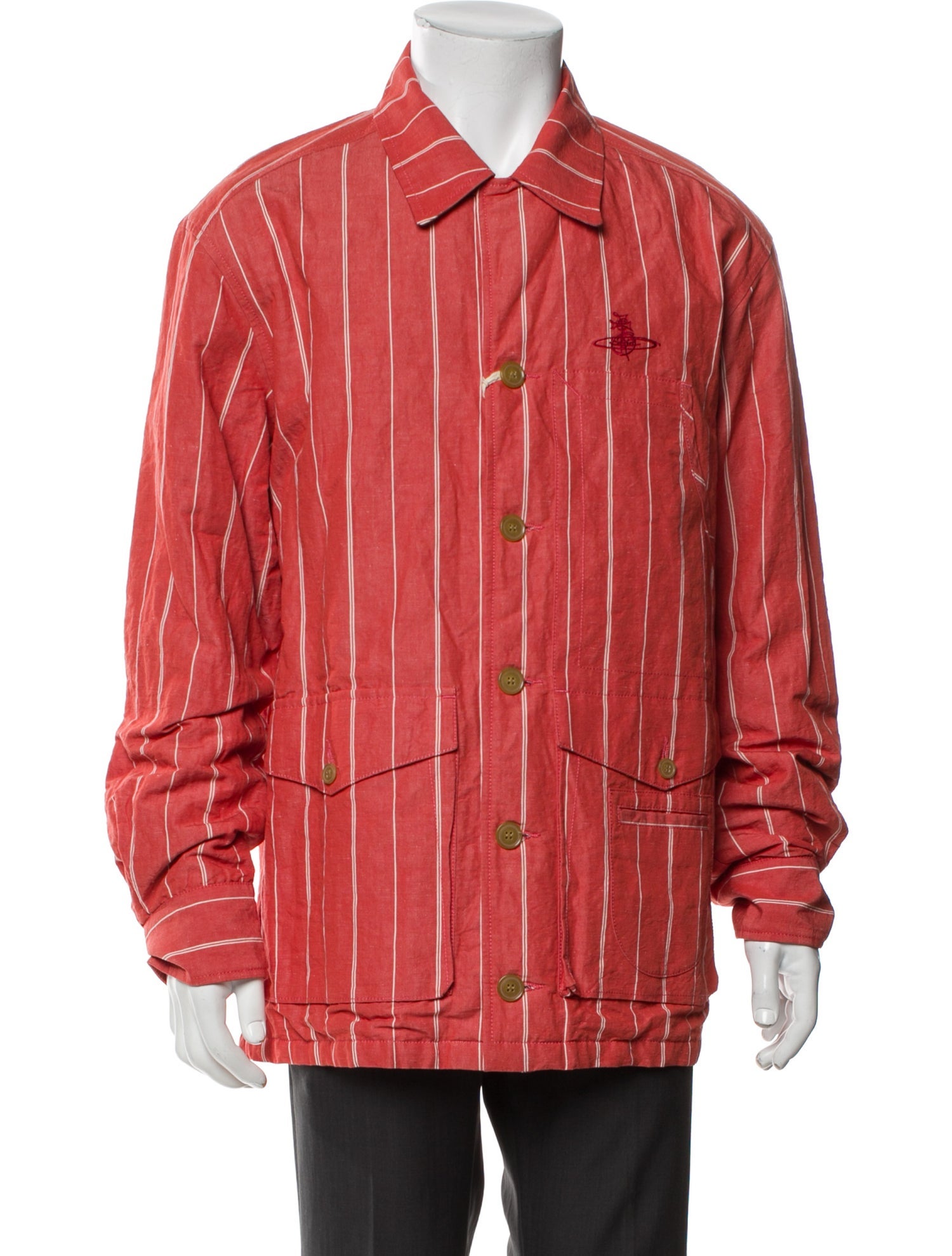 Vivienne Westwood Striped Utility Jacket w/ Tags