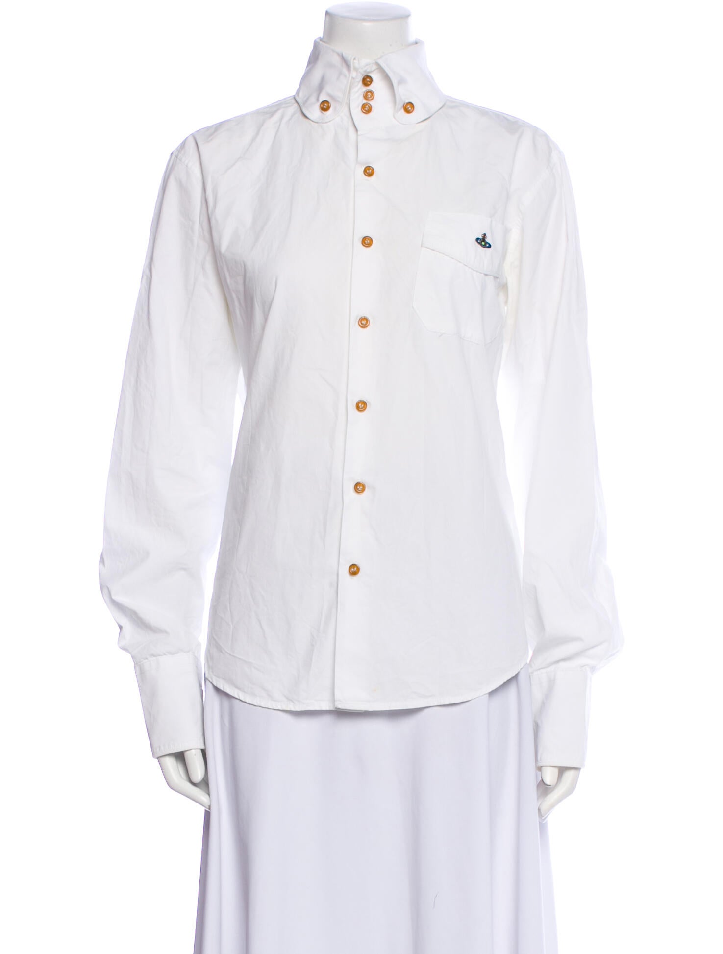 Vivienne Westwood Long Sleeve Button-Up Top