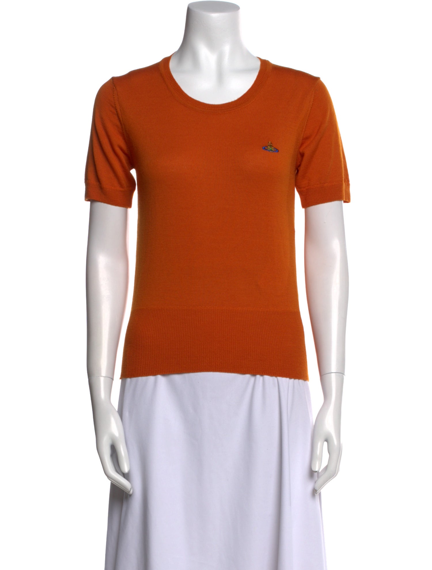 Vivienne Westwood Virgin Wool Crew Neck T-Shirt