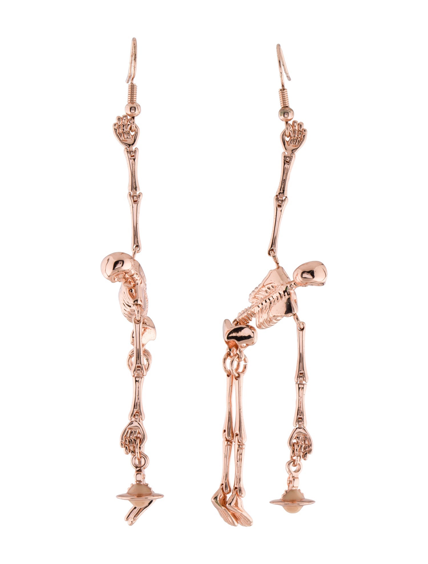 Vivienne Westwood Skeleton Drop Earrings