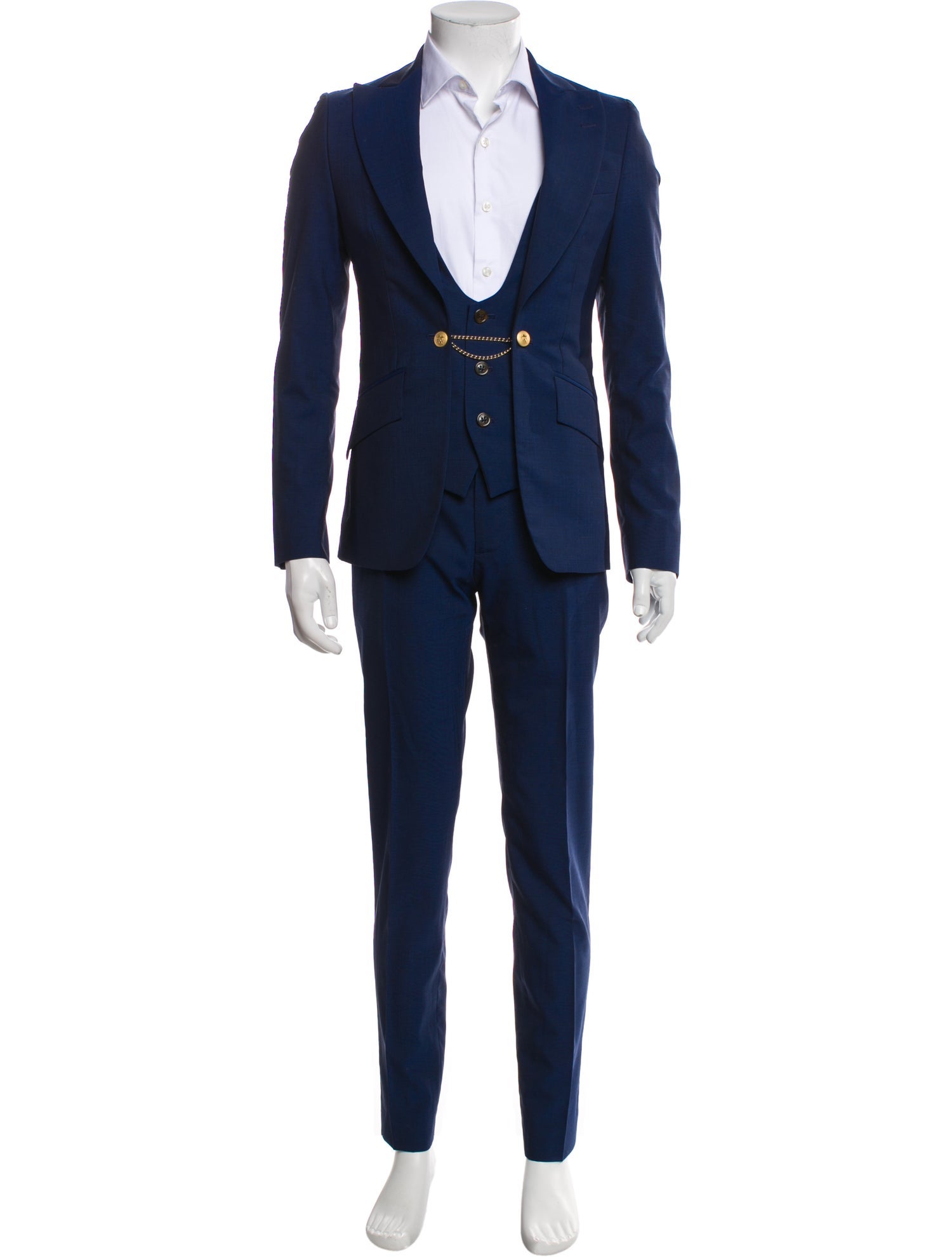 【高級感☆Vivienne Westwood】青　キュロットスーツ　サイズ2 Vivienne Westwood Suits for Men | The RealReal