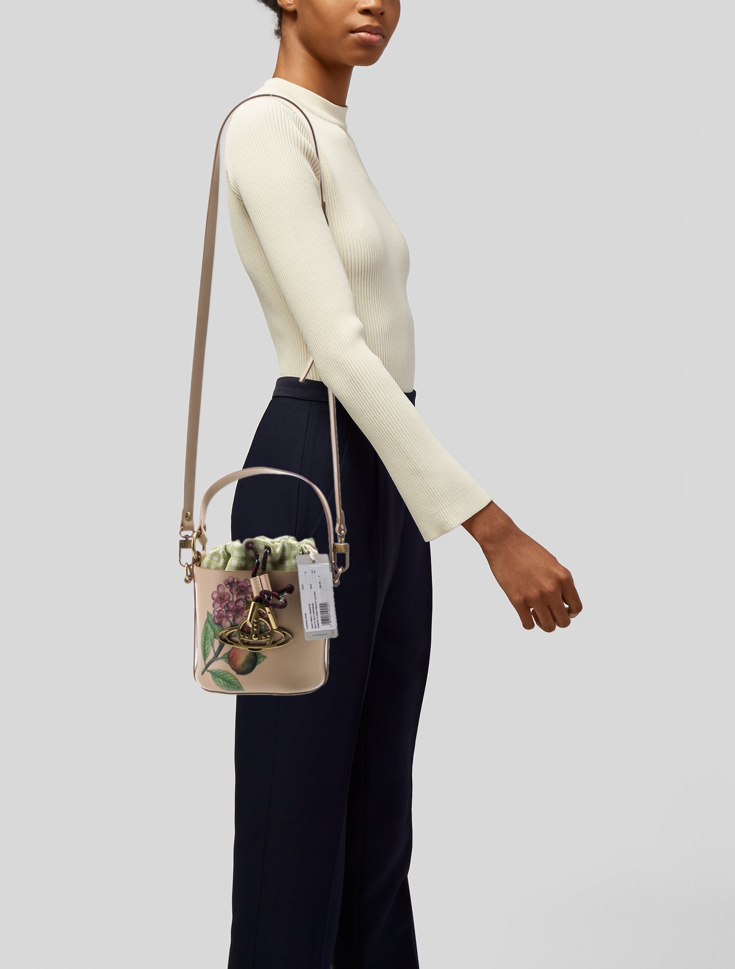 Vivienne Westwood Leather Bucket Bag