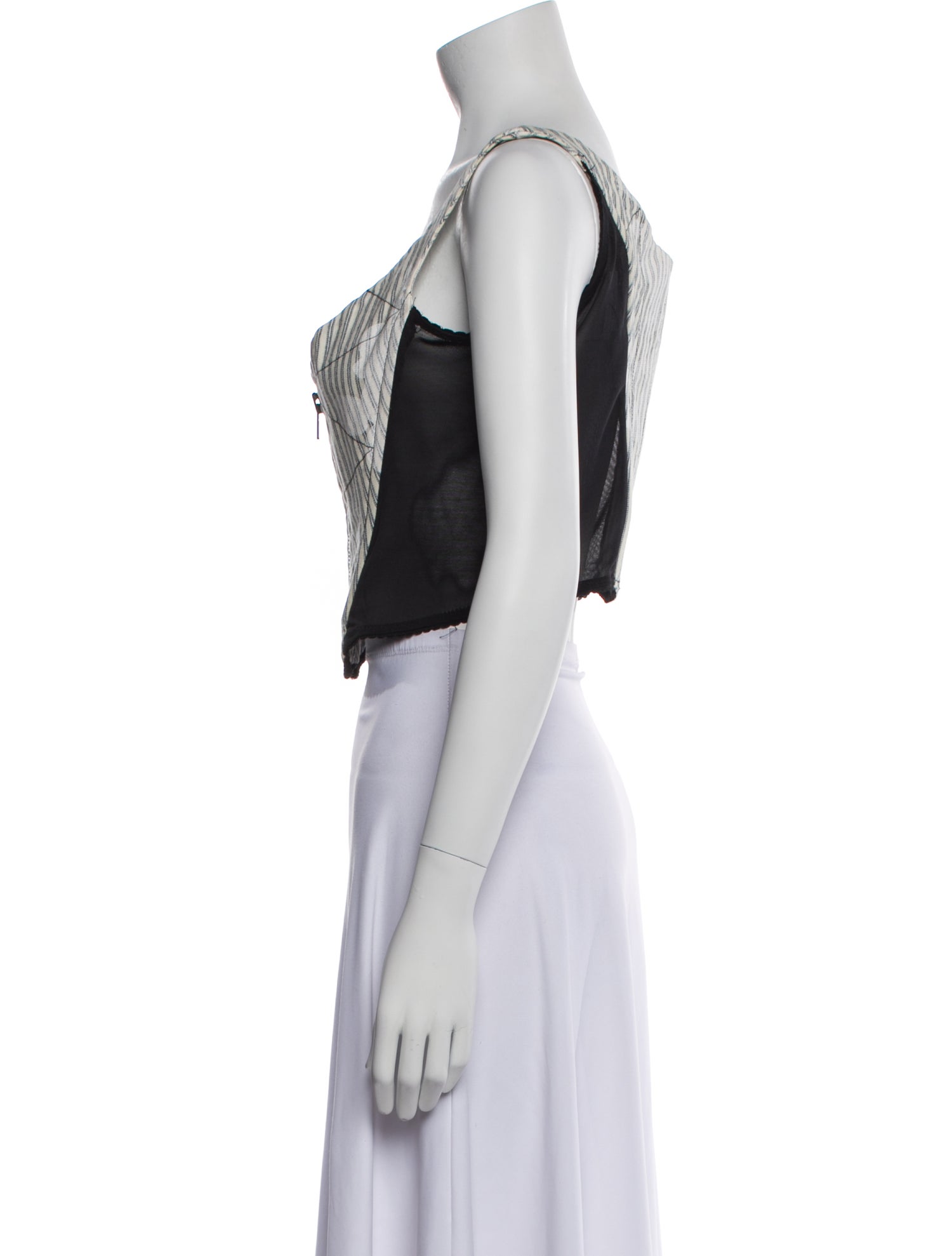 Vivienne Westwood Anglomania Vintage Striped Crop Top