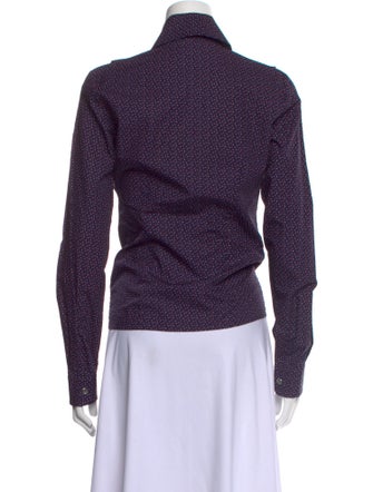 Vivienne Westwood Polka Dot Print Long Sleeve Button-Up Top