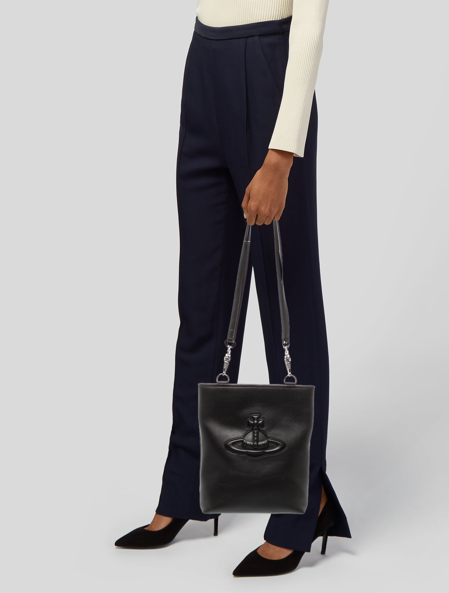 Vivienne Westwood Leather Bucket Bag