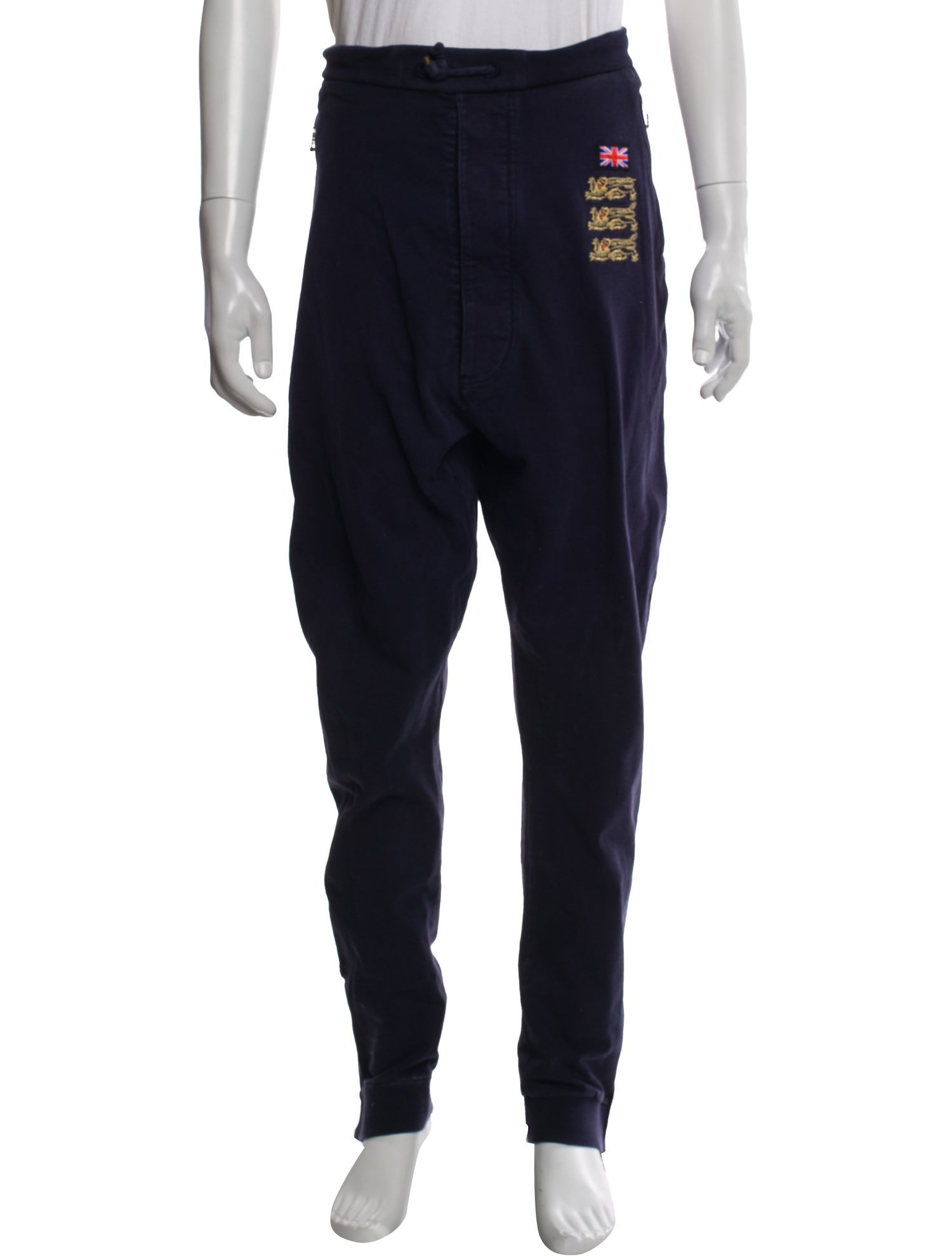 Vivienne Westwood Graphic Print Embroidered Accent Lounge Bottoms