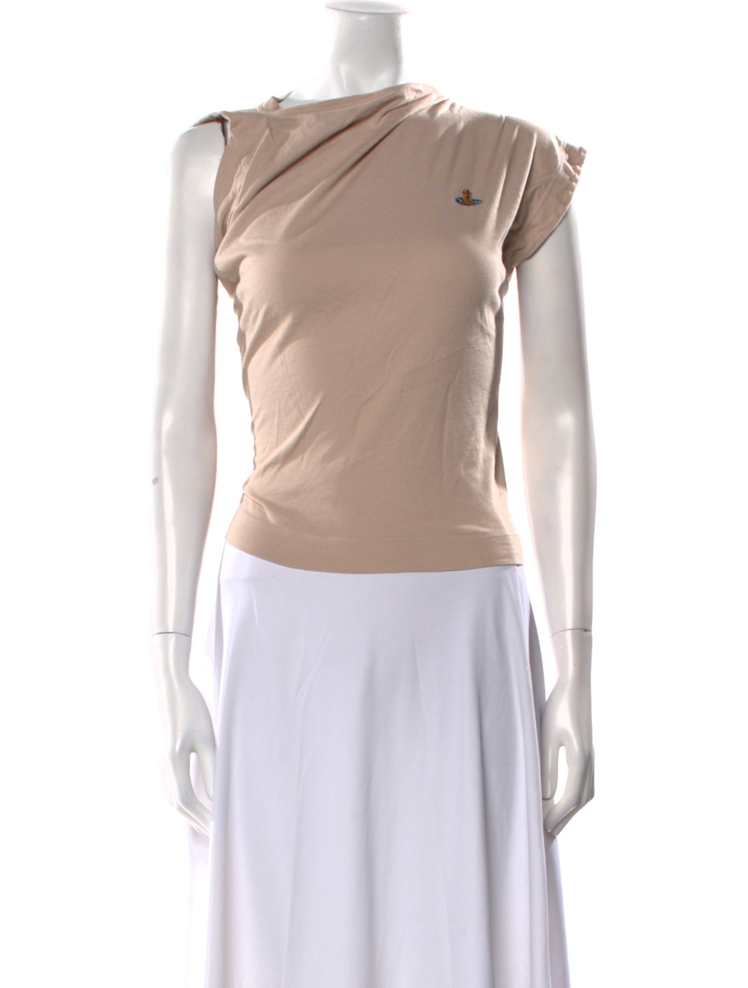 Vivienne Westwood Mock Neck Short Sleeve Top