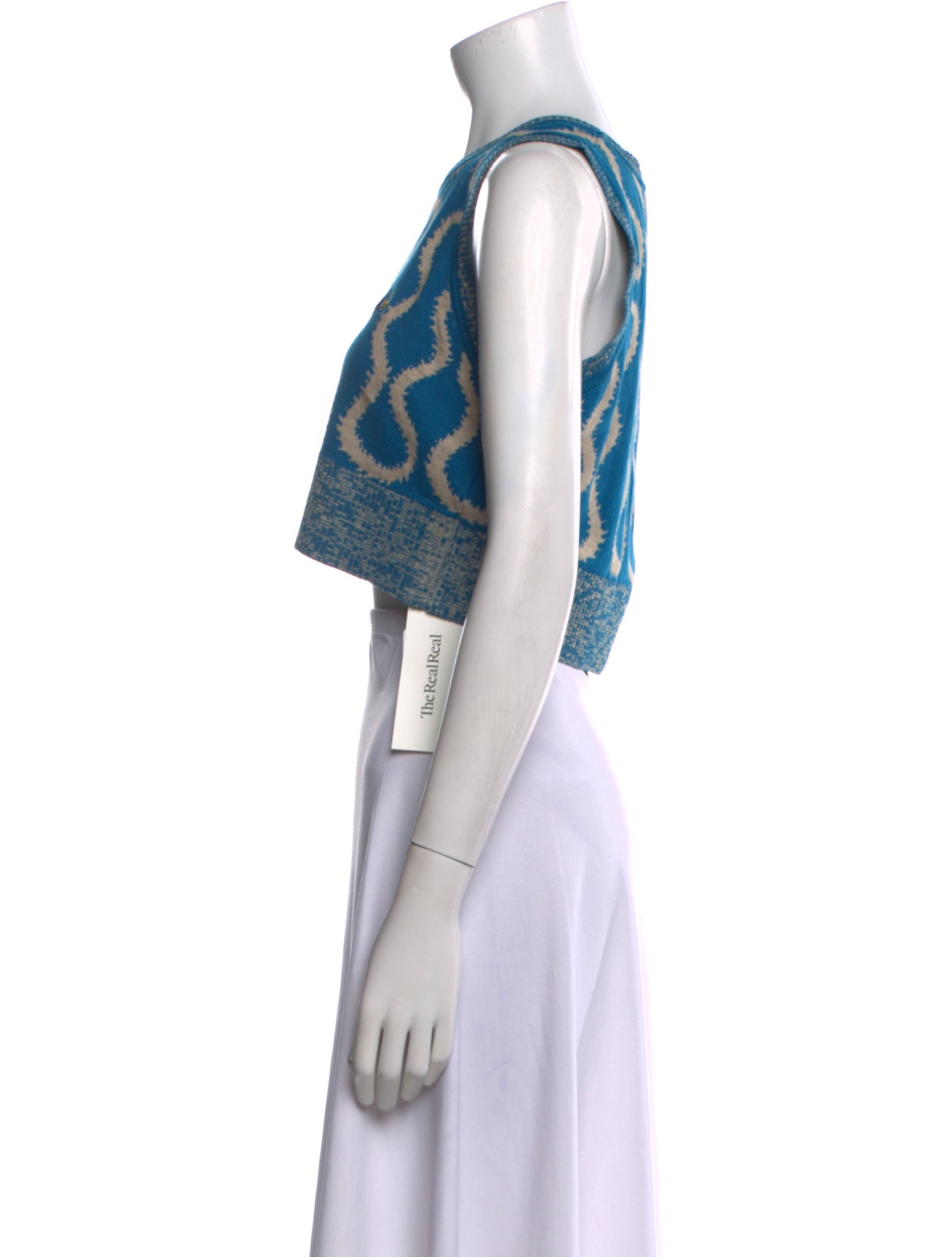 Vivienne Westwood Printed Crew Neck Crop Top