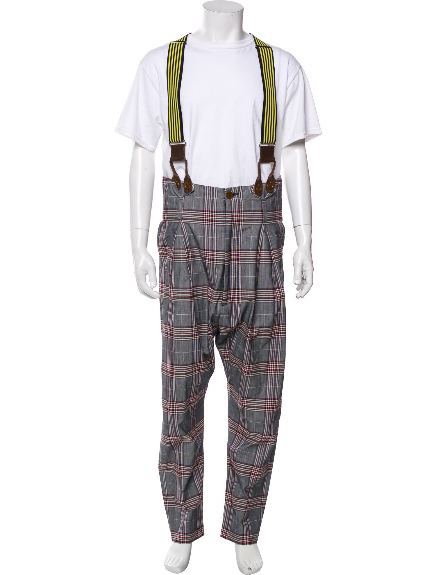 Vivienne Westwood Plaid Print Cargo Pants