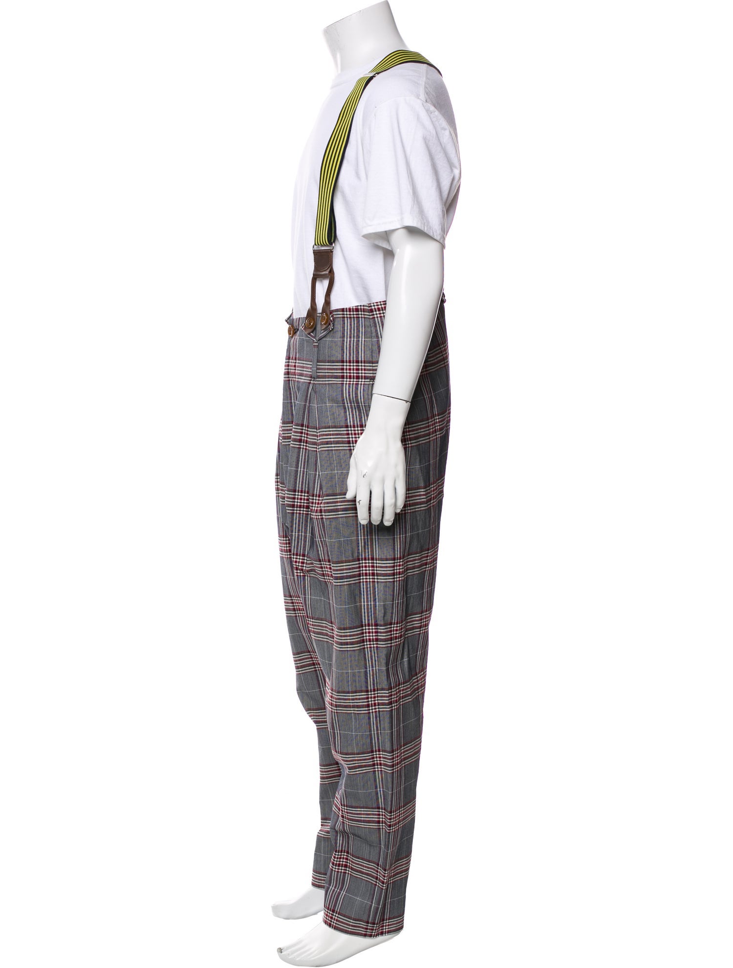 Vivienne Westwood Plaid Print Cargo Pants