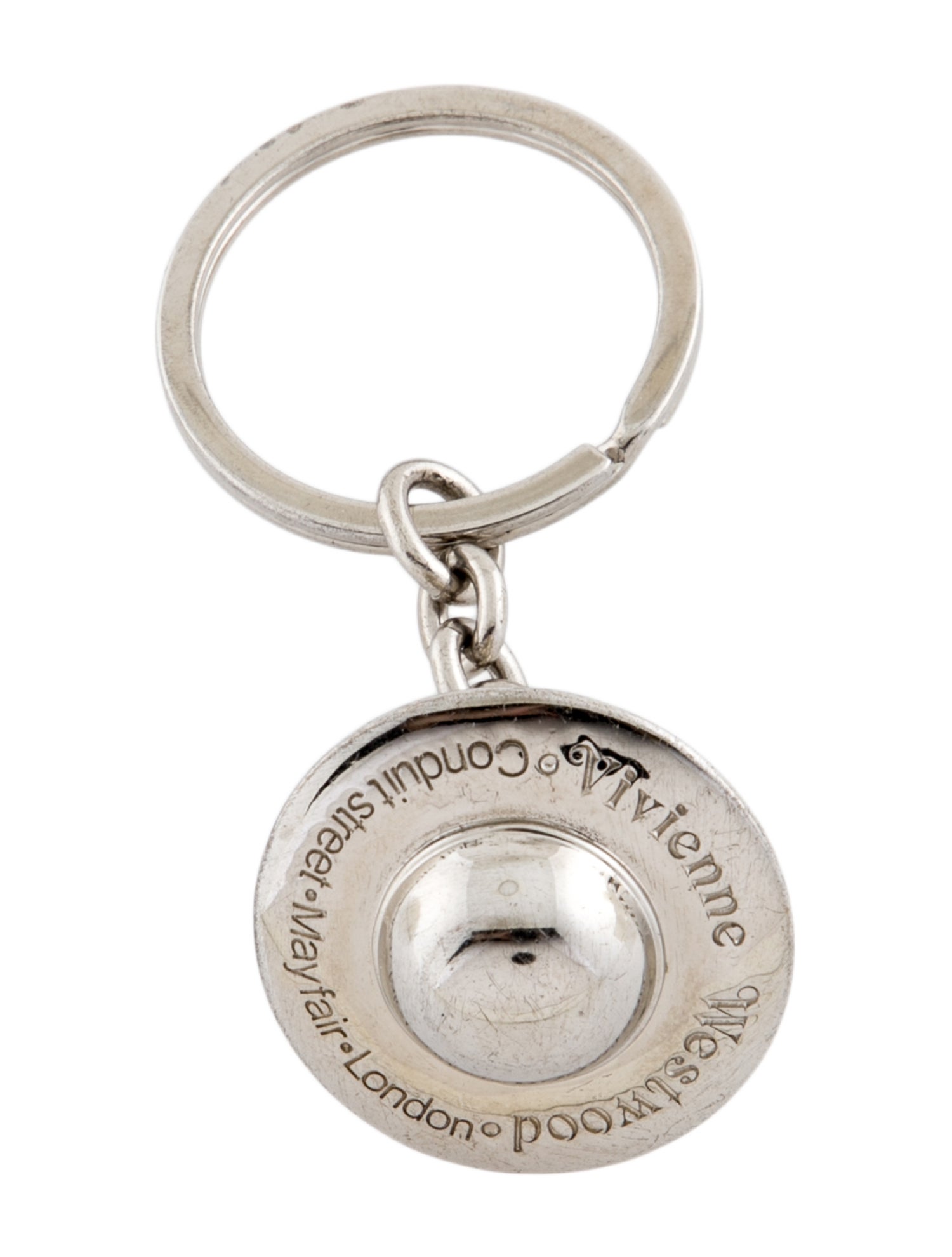 Vivienne Westwood Silver Keychain
