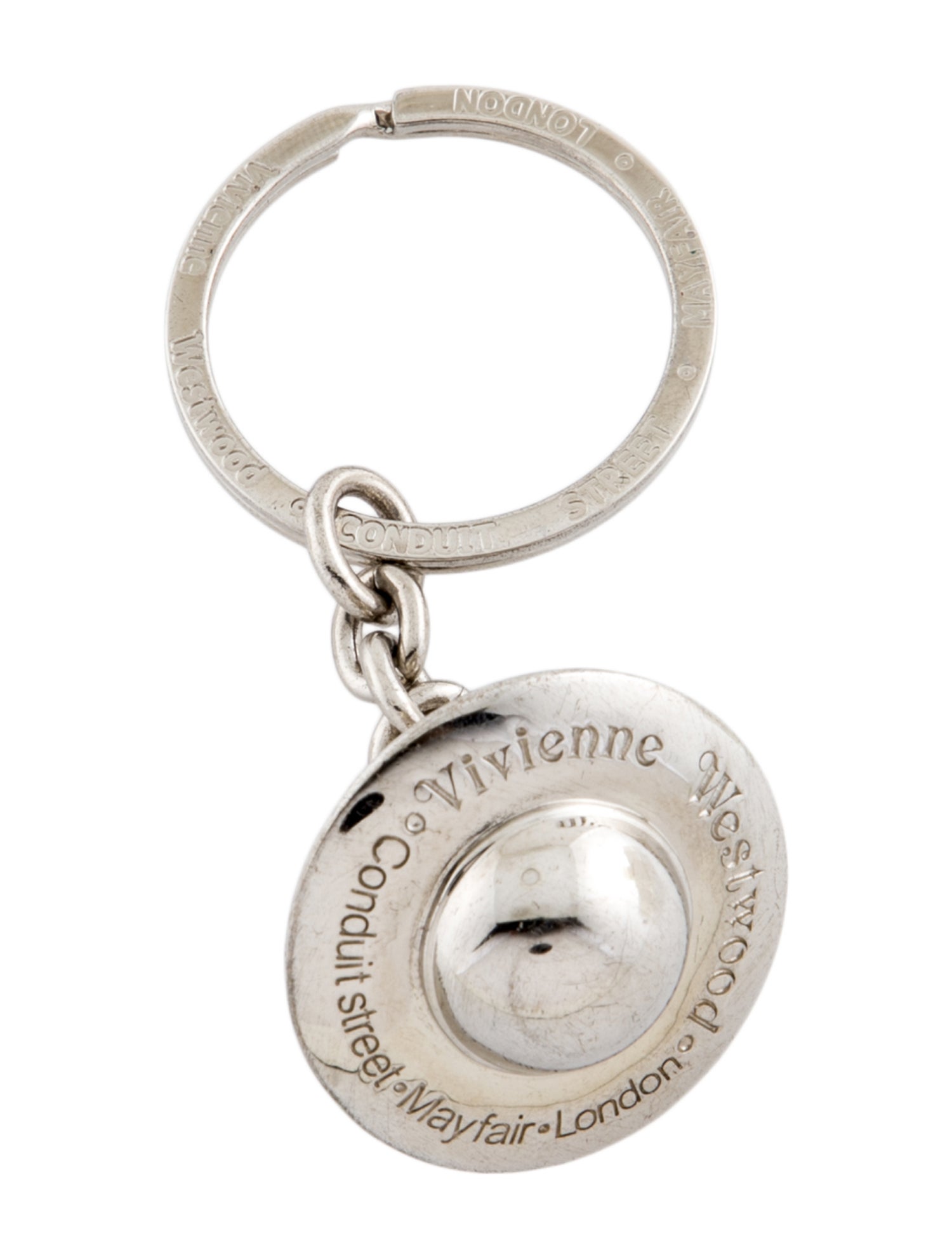 Vivienne Westwood Silver Keychain