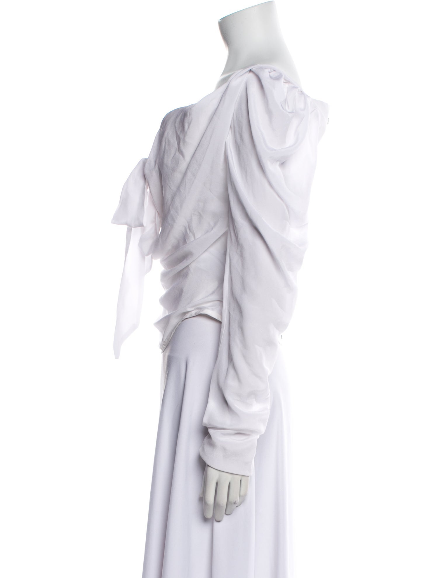 Vivienne Westwood Silk Cowl Neck Crop Top w/ Tags