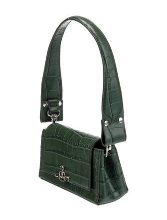 Vivienne Westwood Embossed Leather Top Handle Bag