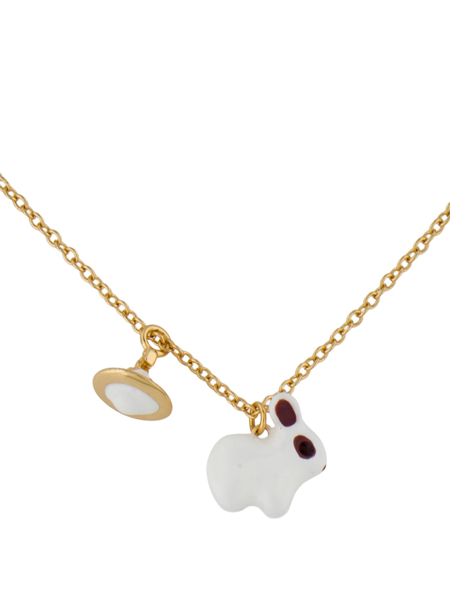 Vivienne Westwood Enamel Rabbit Necklace