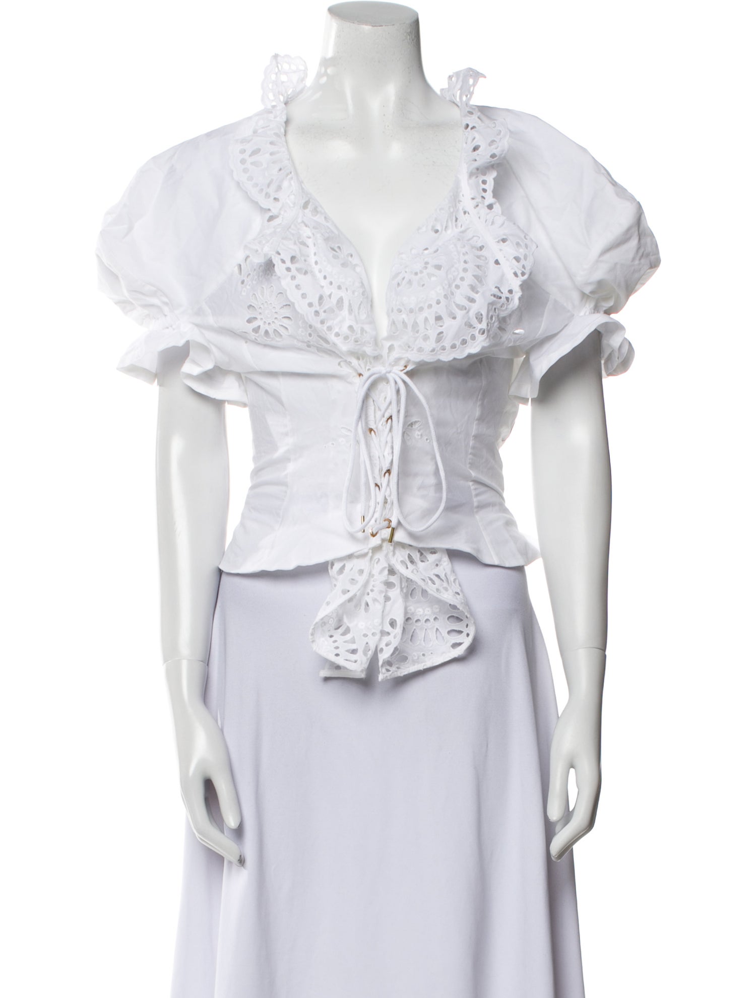 Vivienne Westwood V-Neck Short Sleeve Crop Top w/ Tags