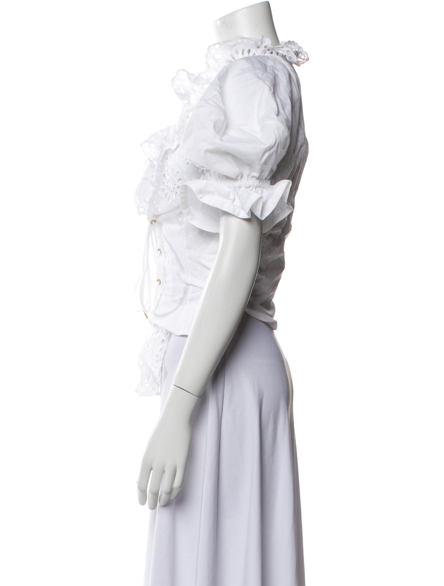 Vivienne Westwood V-Neck Short Sleeve Crop Top w/ Tags