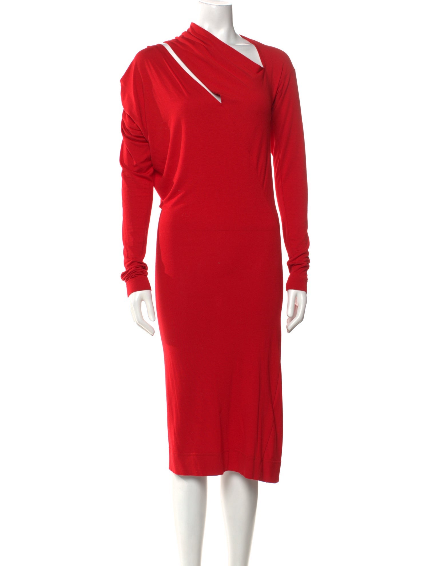 Vivienne Westwood Cowl Neck Midi Length Dress