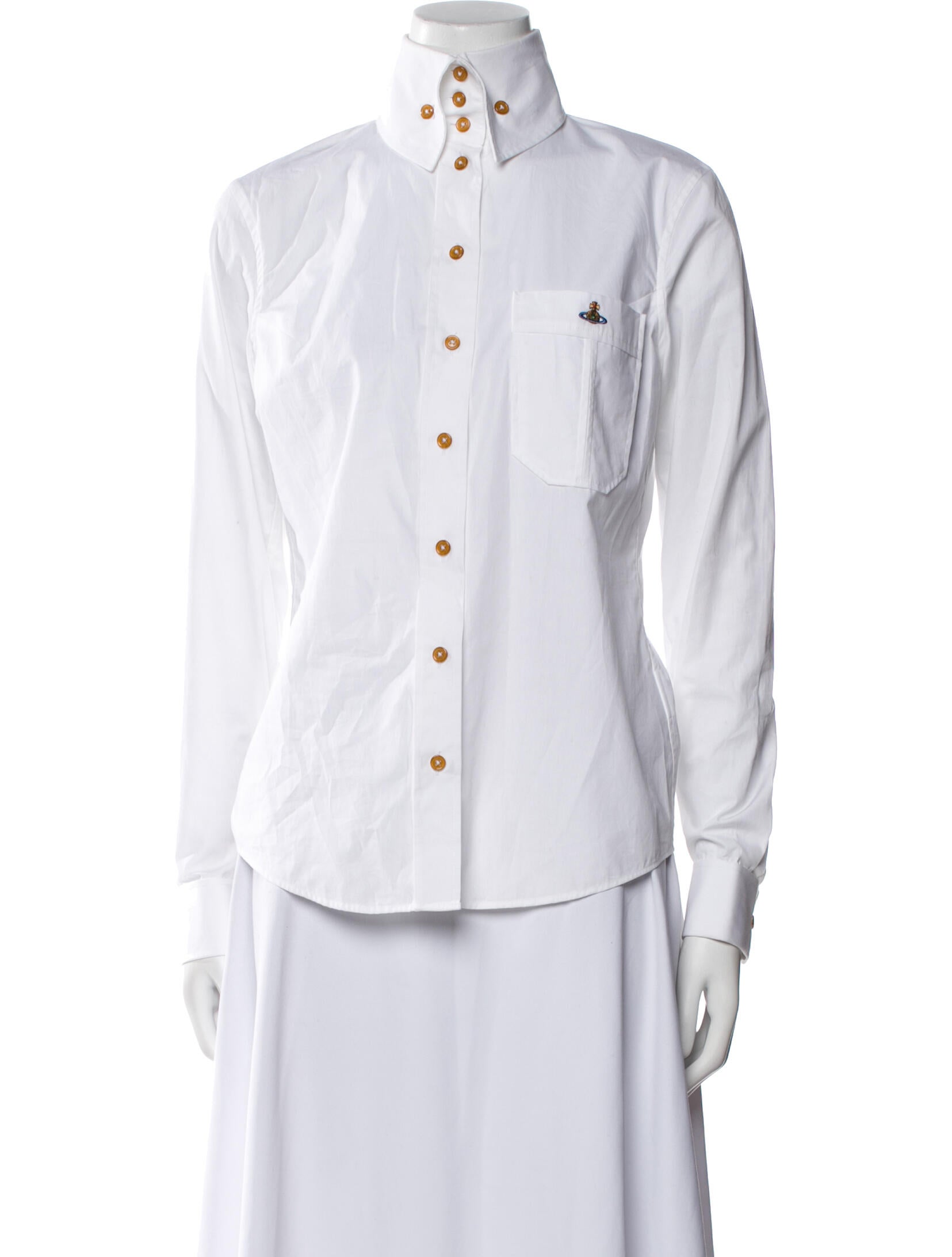 Vivienne Westwood Long Sleeve Button-Up Top