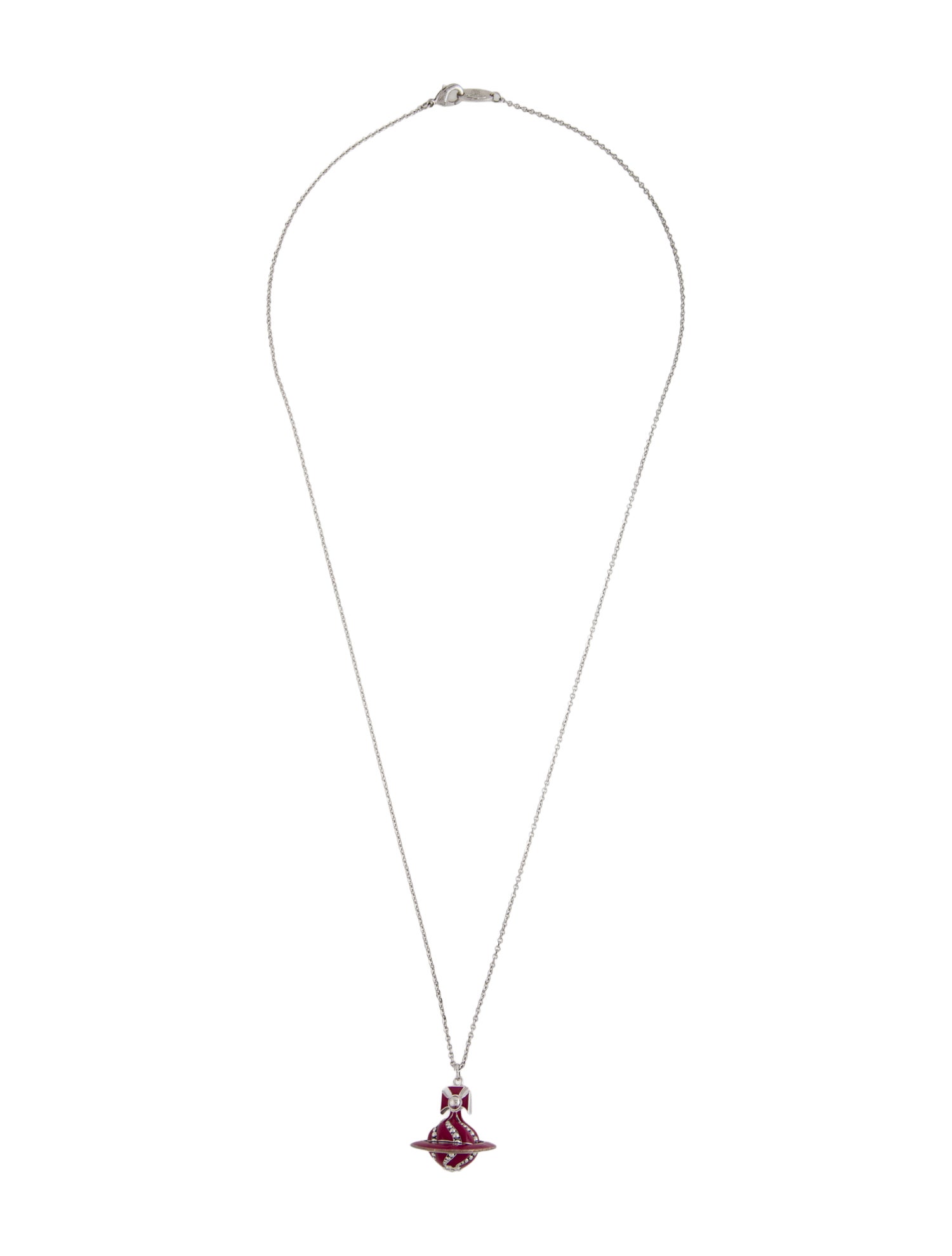Vivienne Westwood Enamel Orb Pendant Necklace