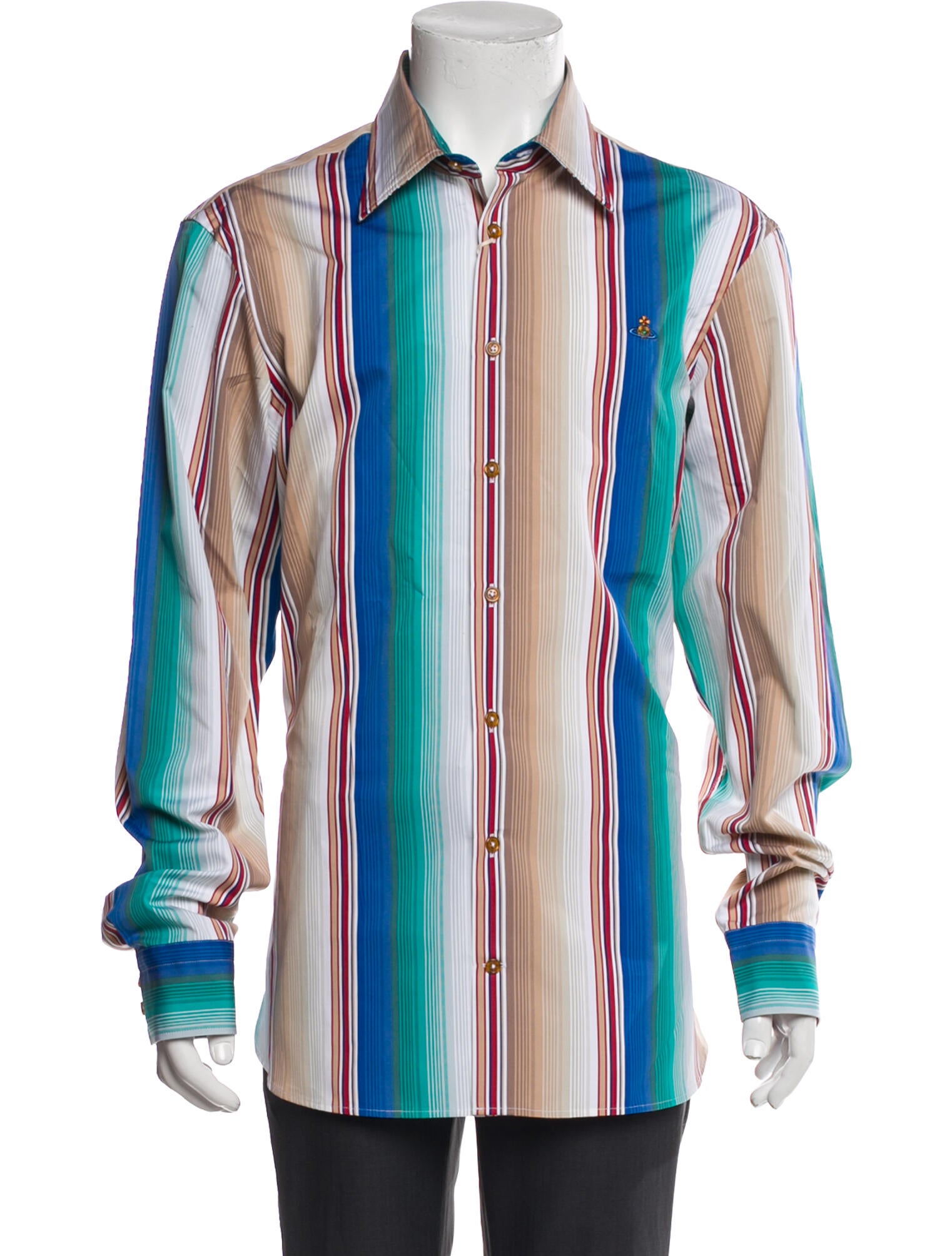 Vivienne Westwood Striped Long Sleeve Dress Shirt w/ Tags