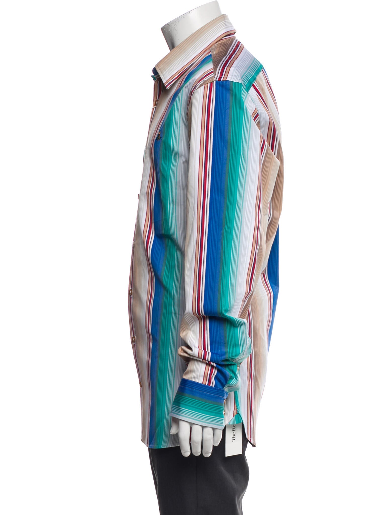 Vivienne Westwood Striped Long Sleeve Dress Shirt w/ Tags