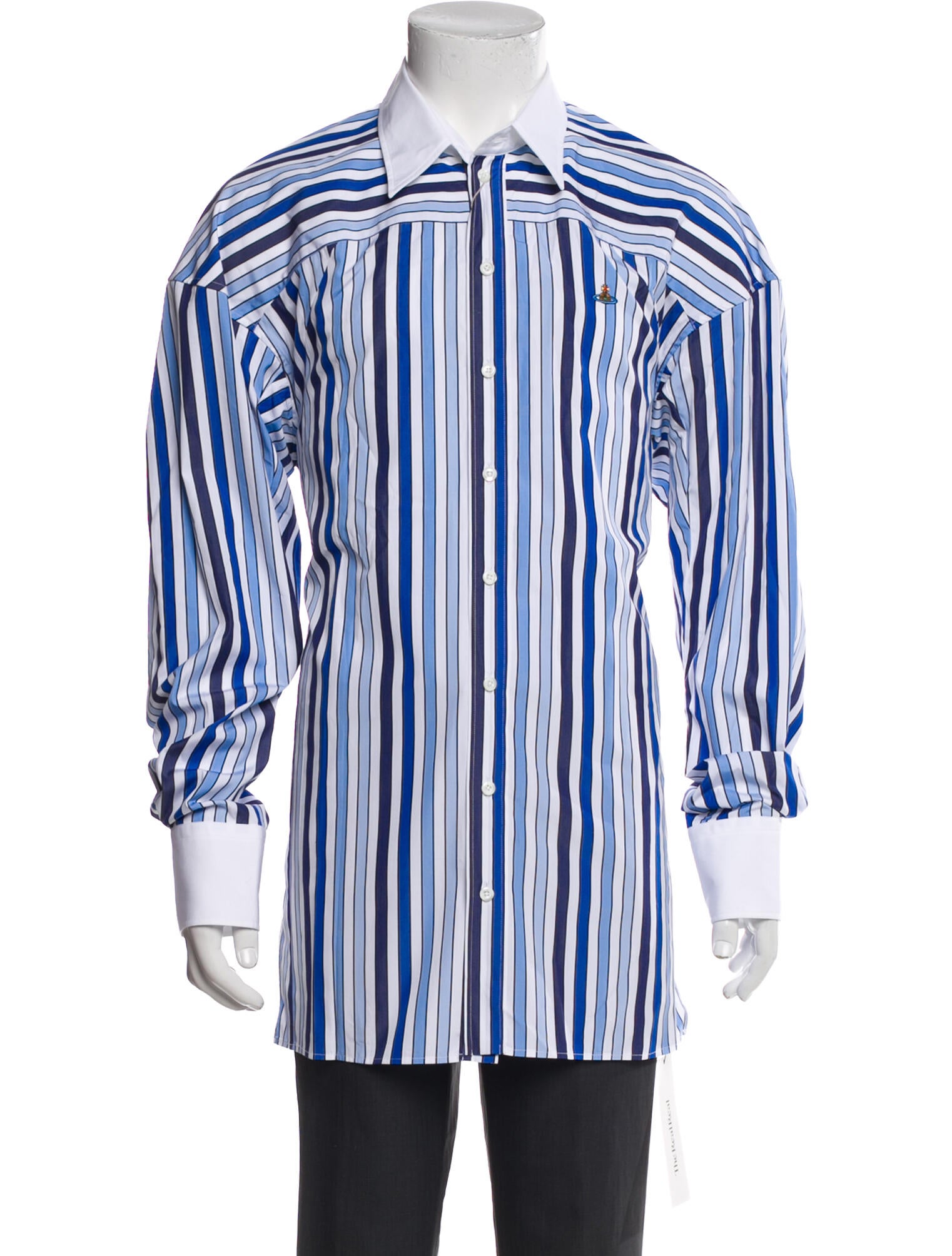 Vivienne Westwood Striped Long Sleeve Dress Shirt w/ Tags