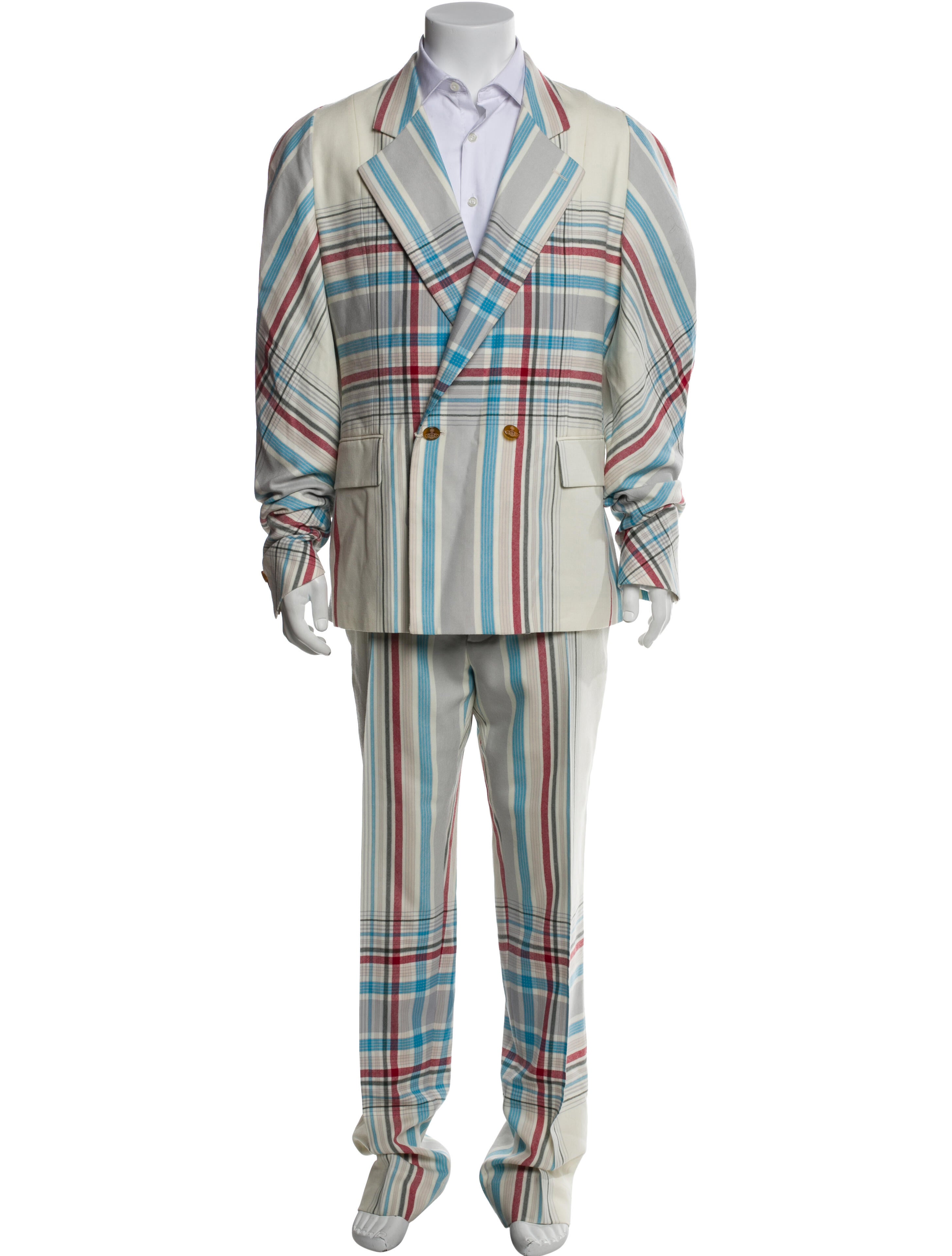 Vivienne Westwood Virgin Wool Striped Two-Piece Suit w/ Tags