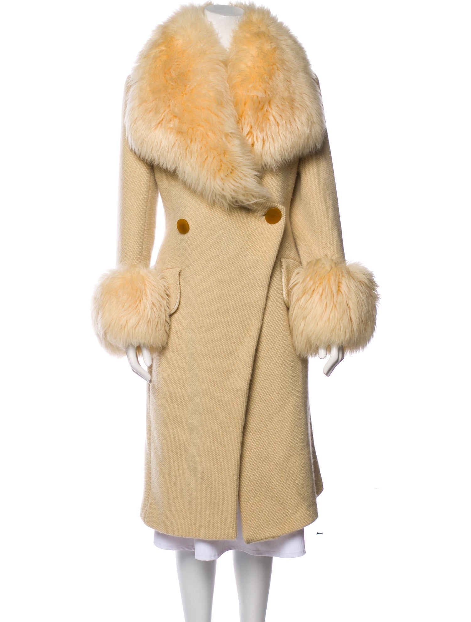 Vivienne Westwood Red Label Vintage 1998 Faux Fur Coat