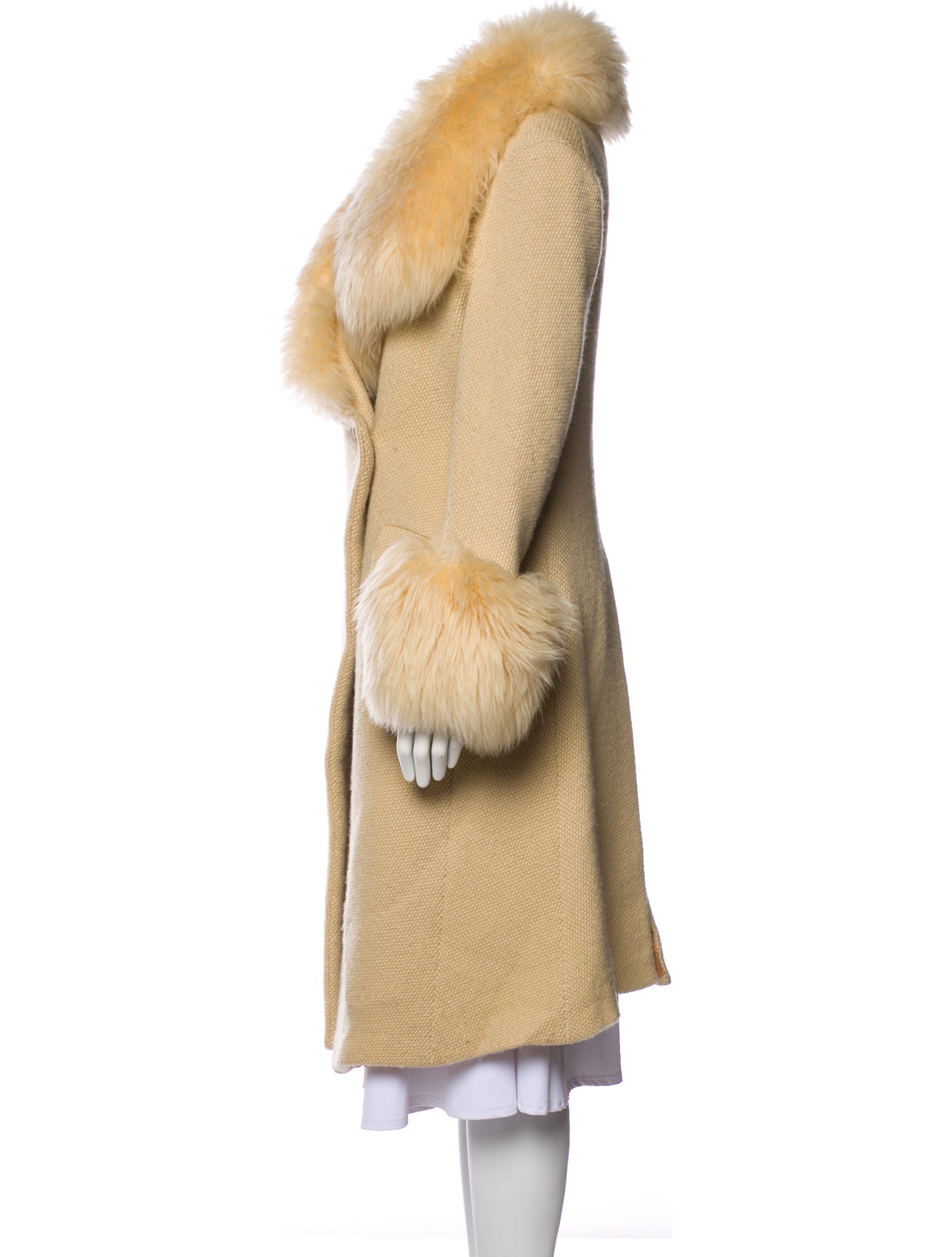 Vivienne Westwood Red Label Vintage 1998 Faux Fur Coat