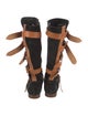 Vivienne Westwood Suede Colorblock Pattern Boots