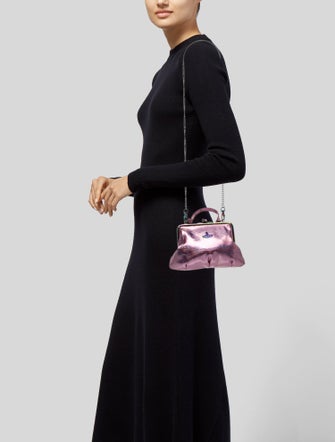 Vivienne Westwood Vegan Leather Iridescent Orb Granny Frame