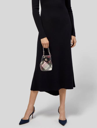 Vivienne Westwood Leather Bucket Bag