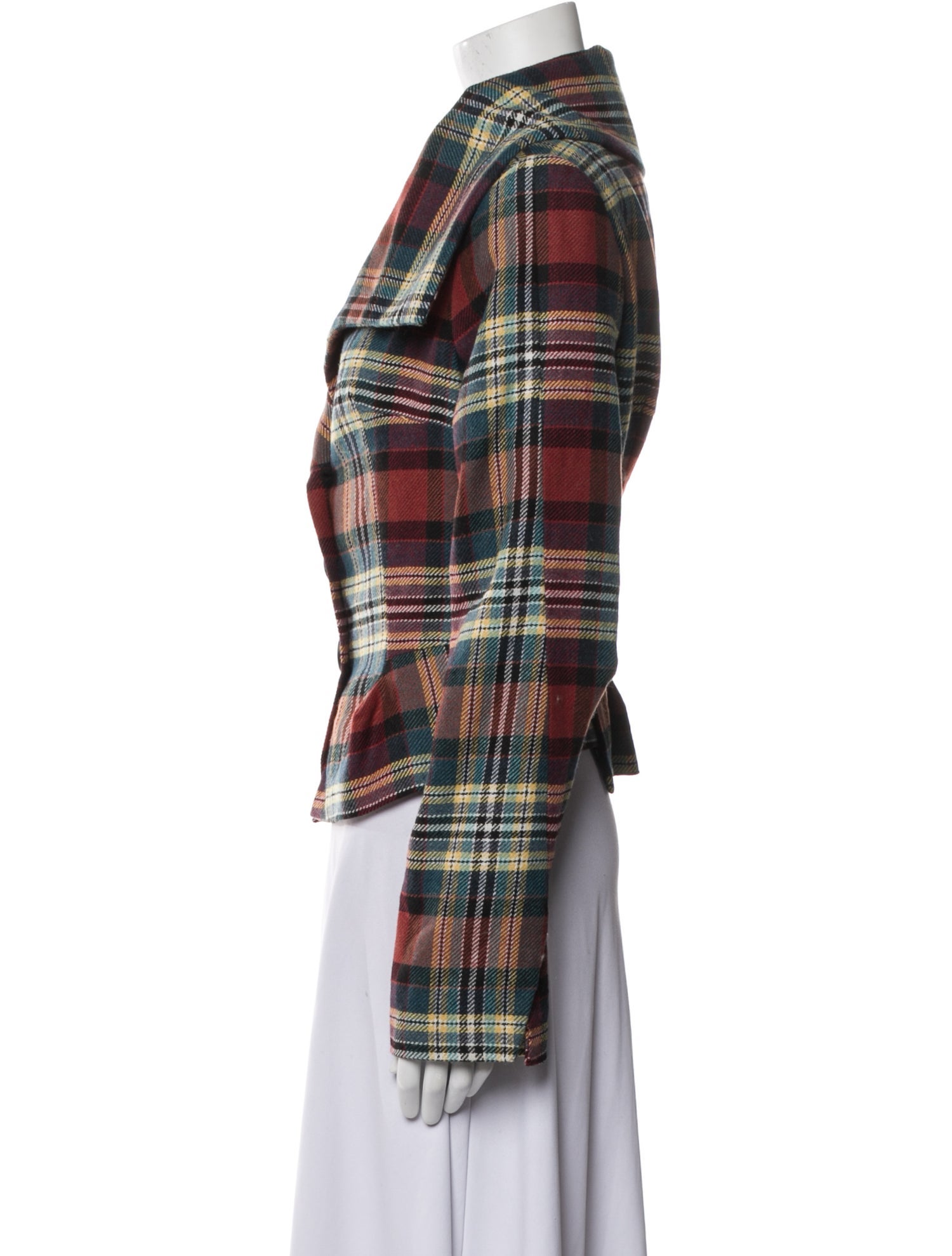 Vivienne Westwood Anglomania Vintage Plaid Print Jacket