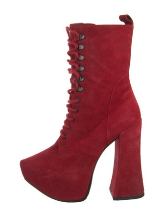 Vivienne Westwood Suede Lace-Up Boots