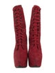Vivienne Westwood Suede Lace-Up Boots
