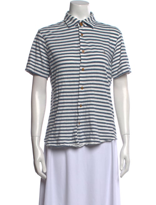Vivienne Westwood Striped Short Sleeve Polo