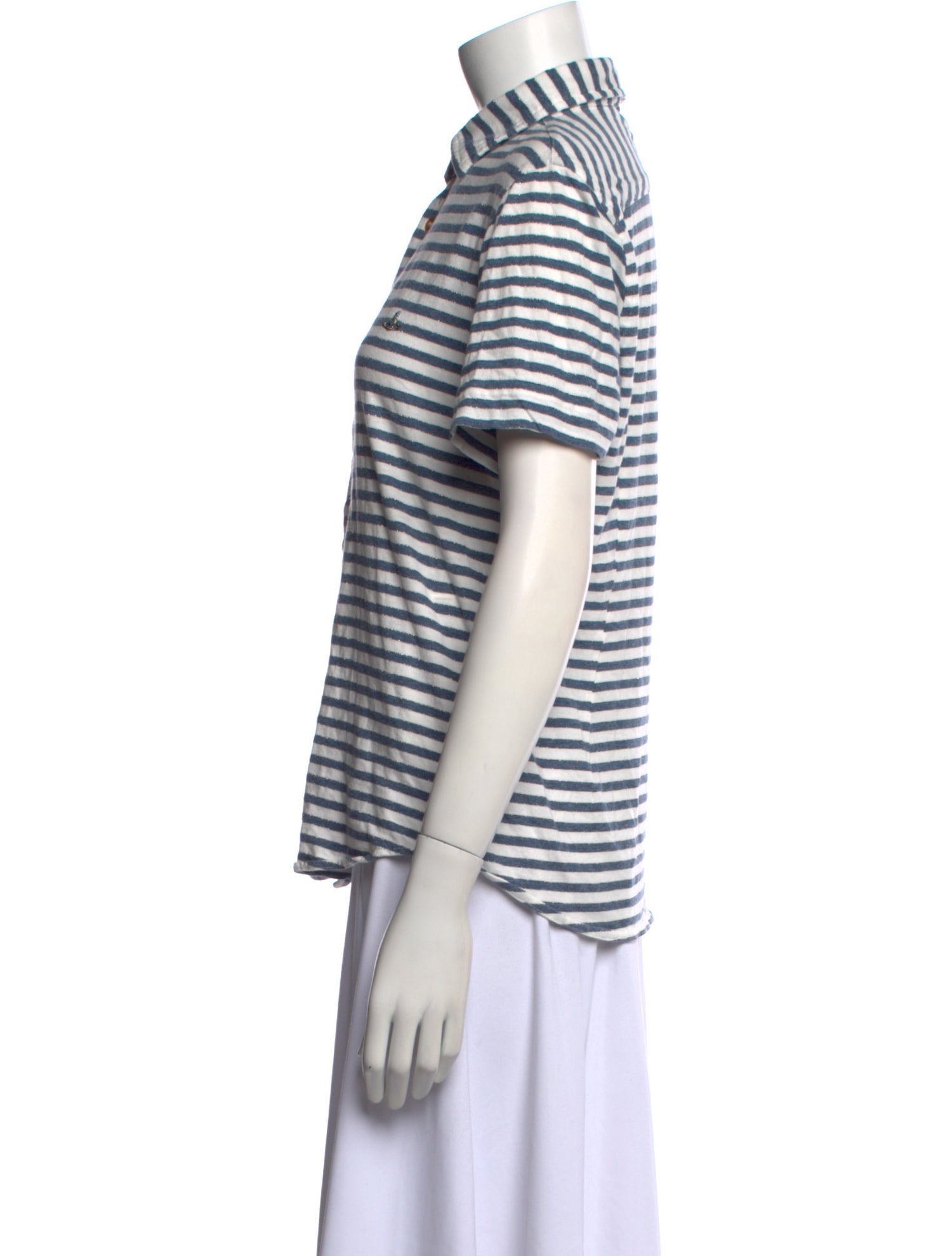 Vivienne Westwood Striped Short Sleeve Polo
